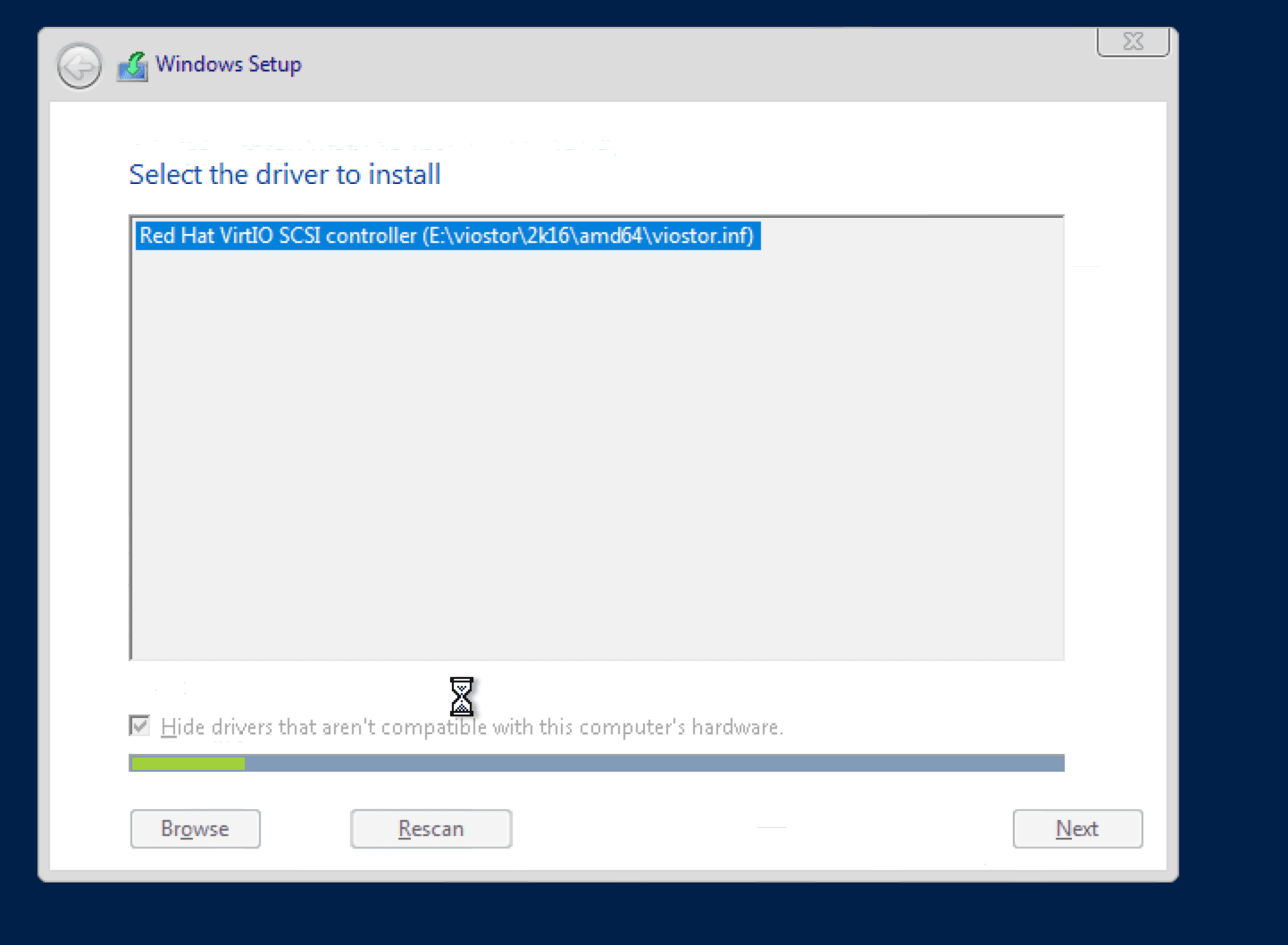 Manual Windows Server installation on EDIS KVM