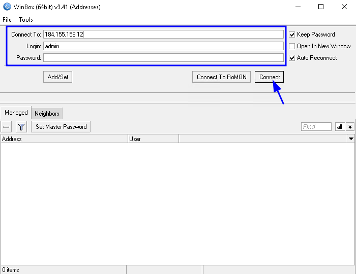 Install MikroTik RouterOS