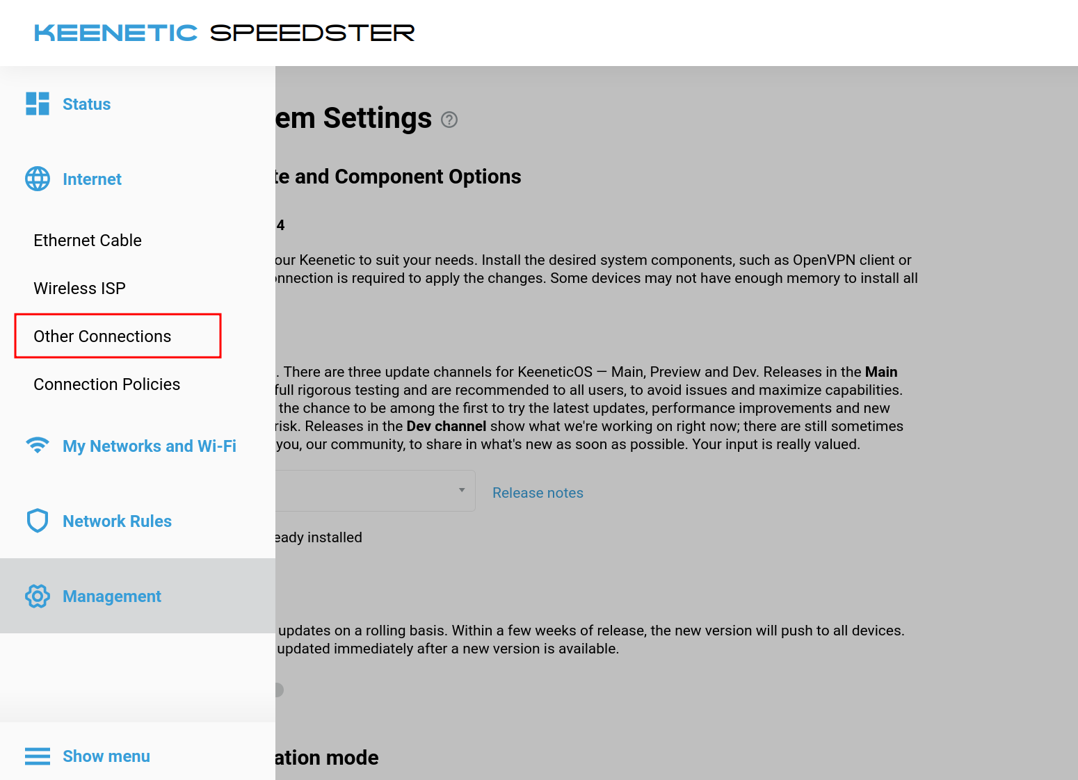 Install AmneziaWG client on Keenetic router