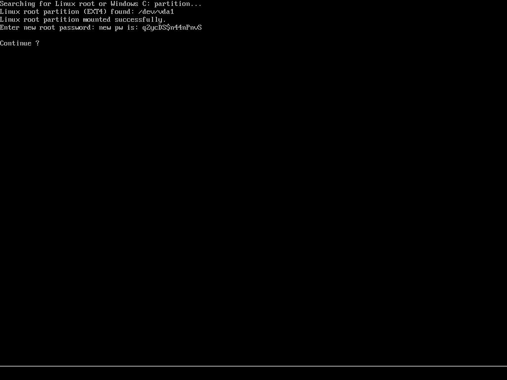 Reset Linux Password