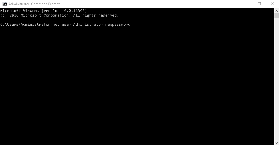 Reset Windows Password