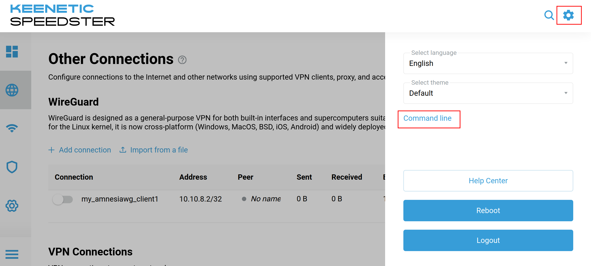 Install AmneziaWG client on Keenetic router