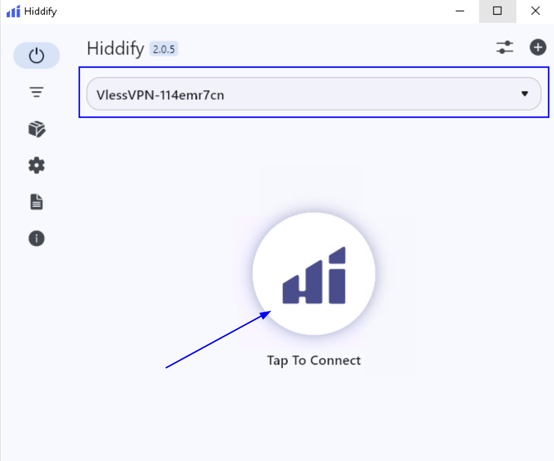 HiddifyTaptoconnect