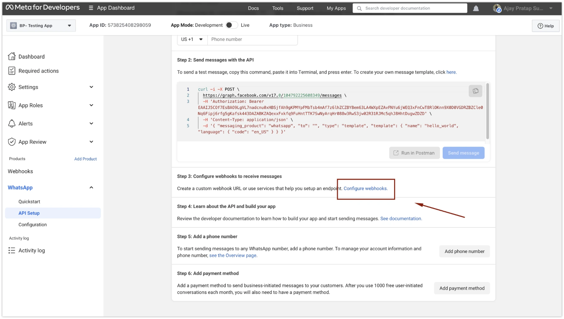 224 Subscribe Wa Webhook With Eetech Eetech R 2 Pn