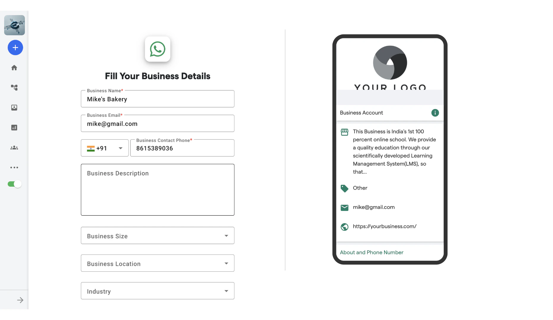 228 Whatsapp Bot Creation With Automated Onboarding B 7 Pn
