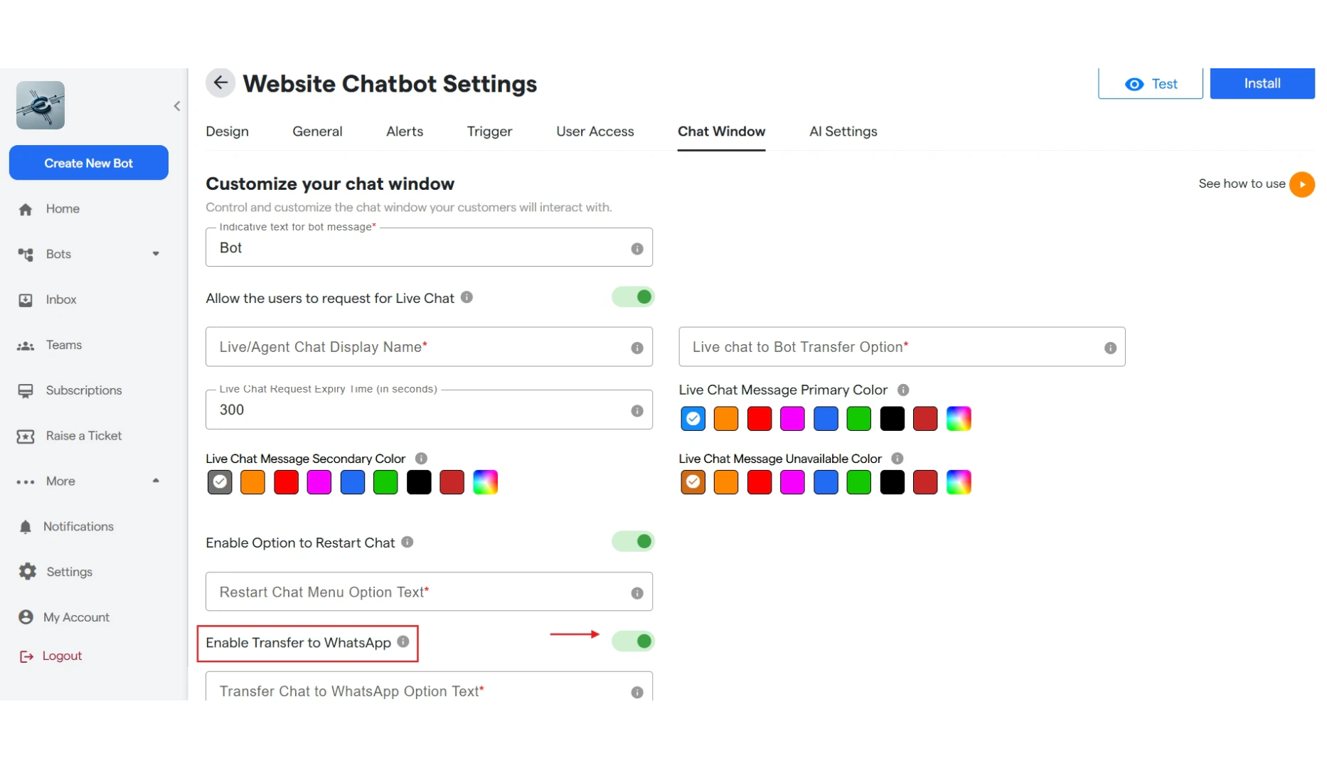 56 Transfer Chat To Whatsapp Functionality Botpengui 1 Pn