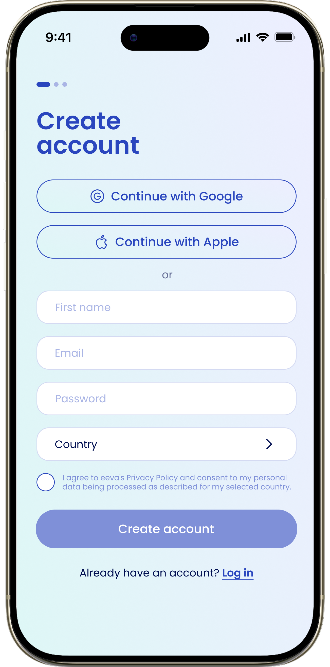 Create Account