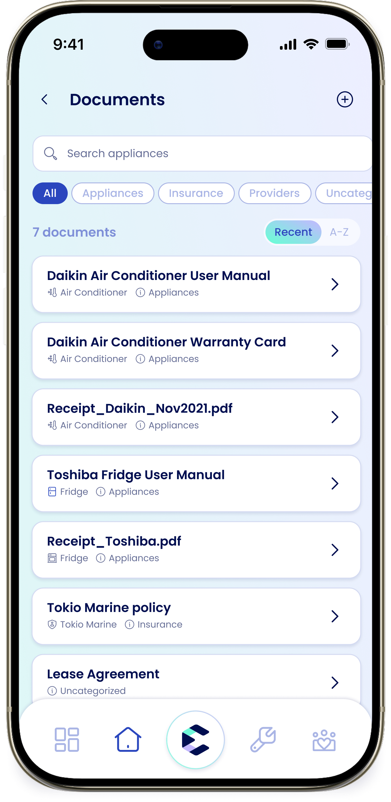 Documents List Documents List