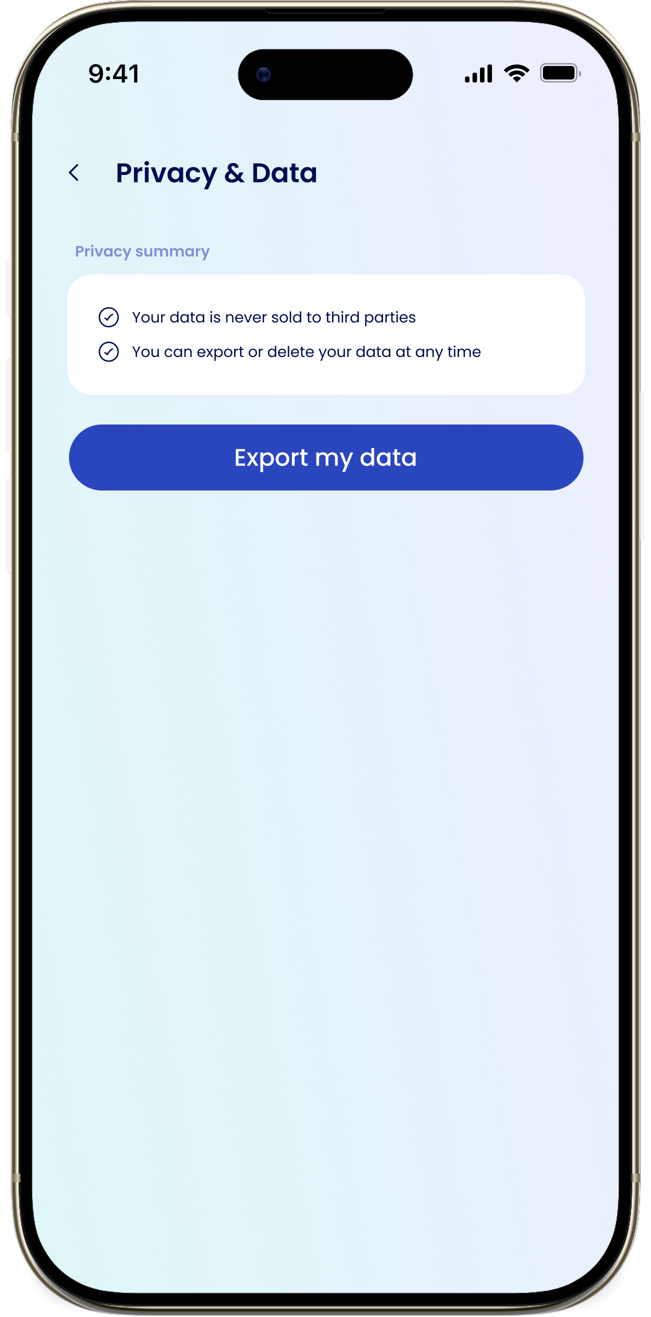 Privacy And Data