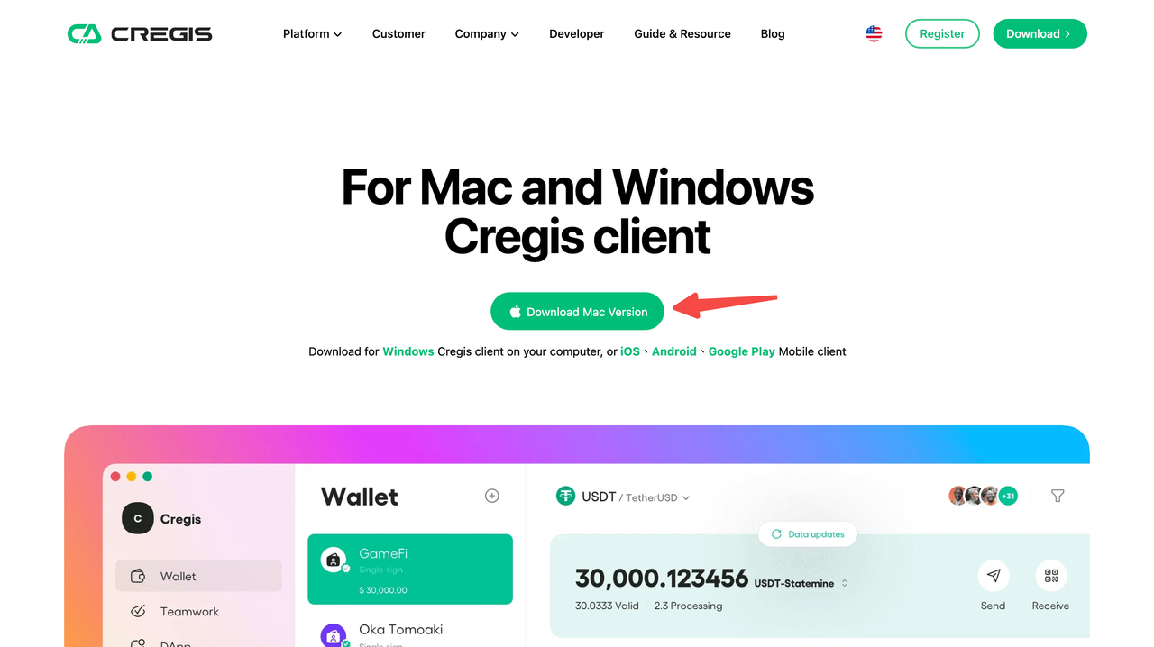 Cregis Desktop App