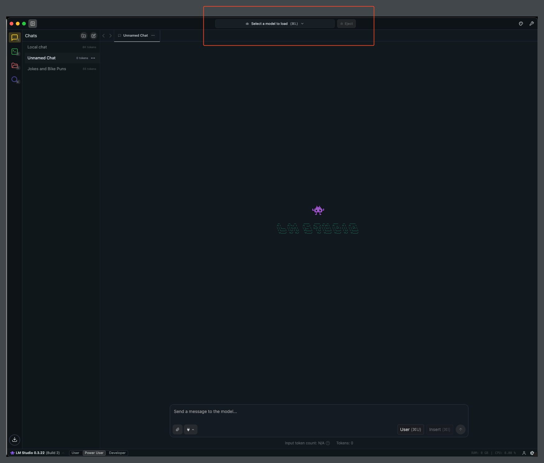 After download finishes, load the model