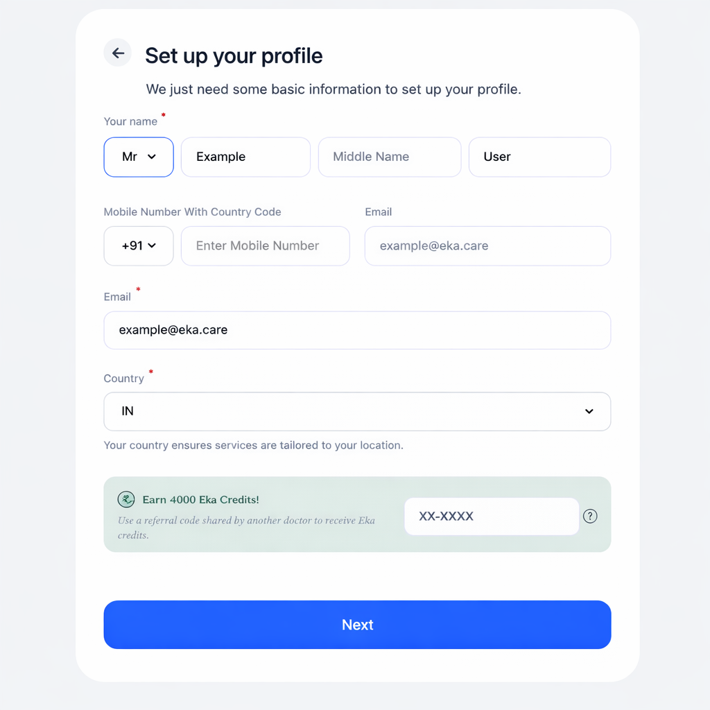 OTP verification screen