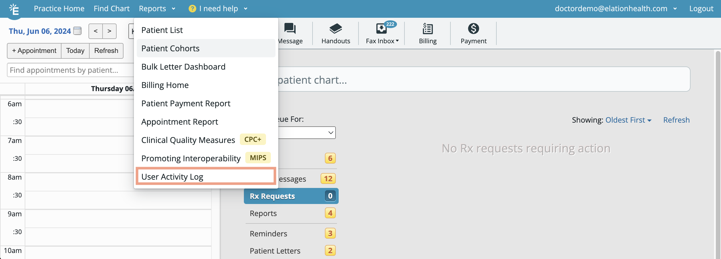User Accounts Guide- Viewing activity logs for users in your practice ...