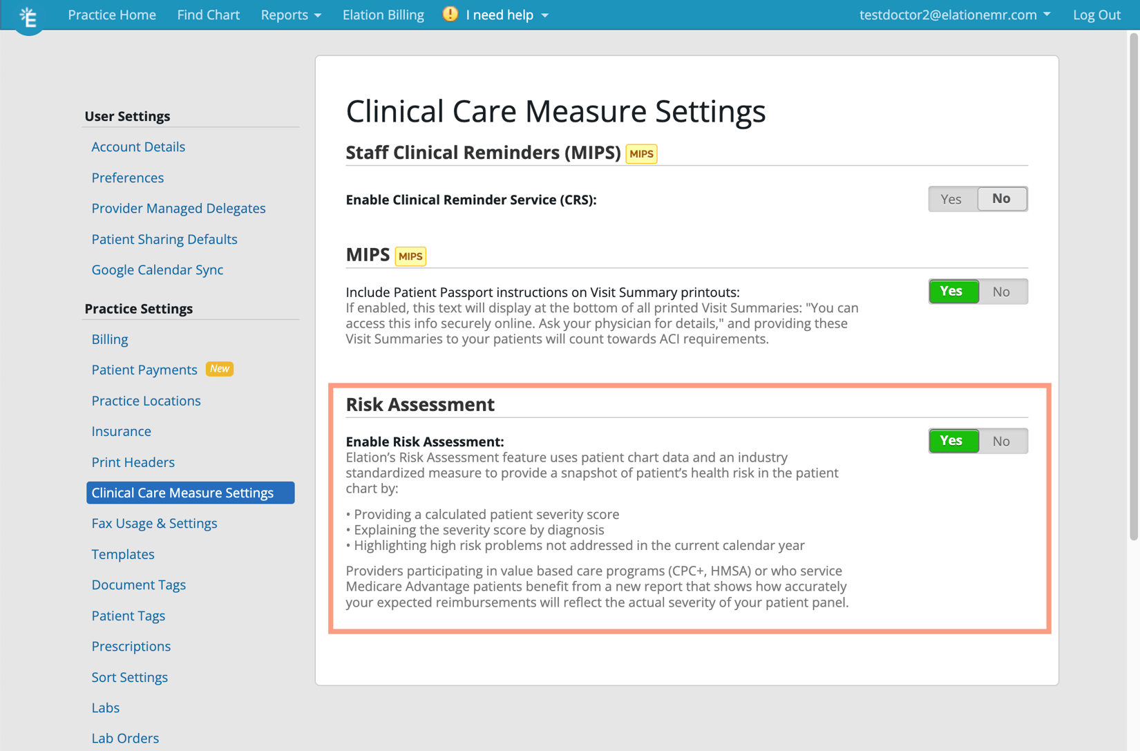Patient Risk Profile Example Risk Assessment Guide- Managing your patient's risk score - Elation ...