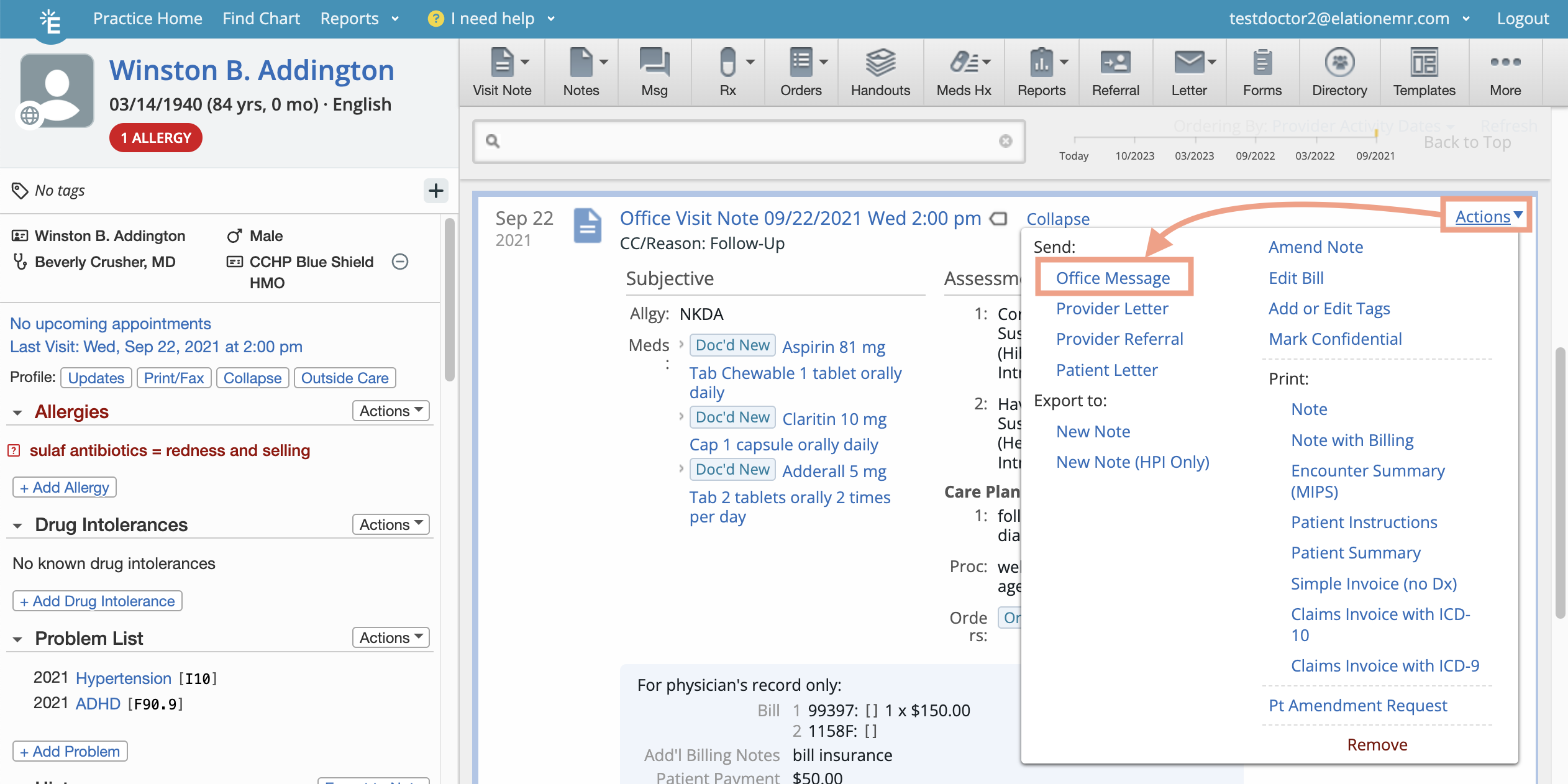 Send Office Message from Visit Note.png