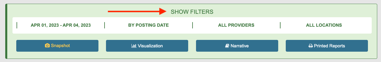 Alt: Show Filters button