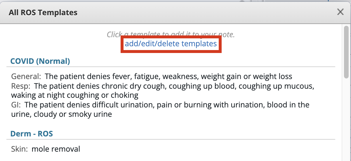 Visit Note Documentation Guide- Physical Exam (PE) & Review of Systems ...