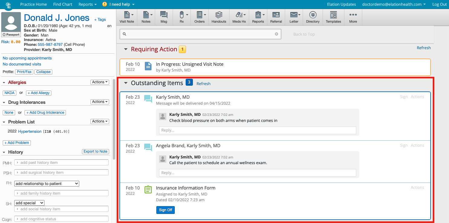 Requiring Action & Open Items Queues - Managing open action items for ...
