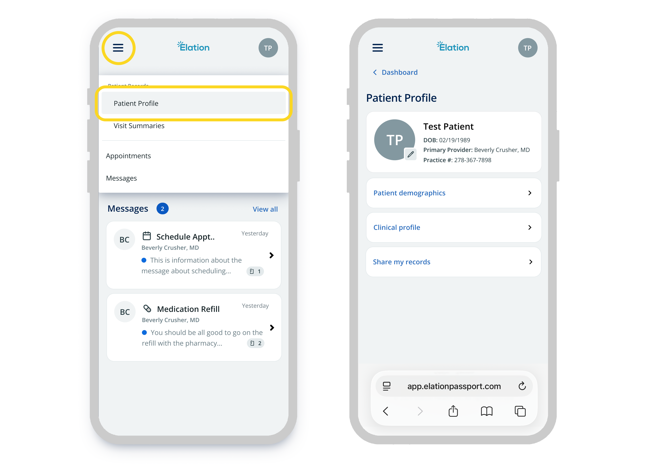 Patient Profile