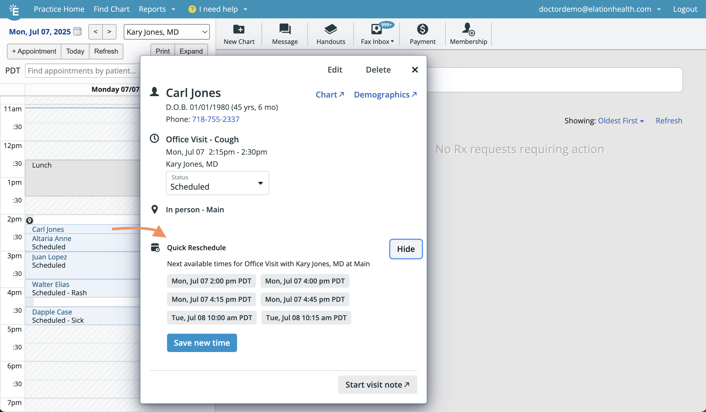 Calendar Guide - Using the Calendar for appointments & events - Elation ...