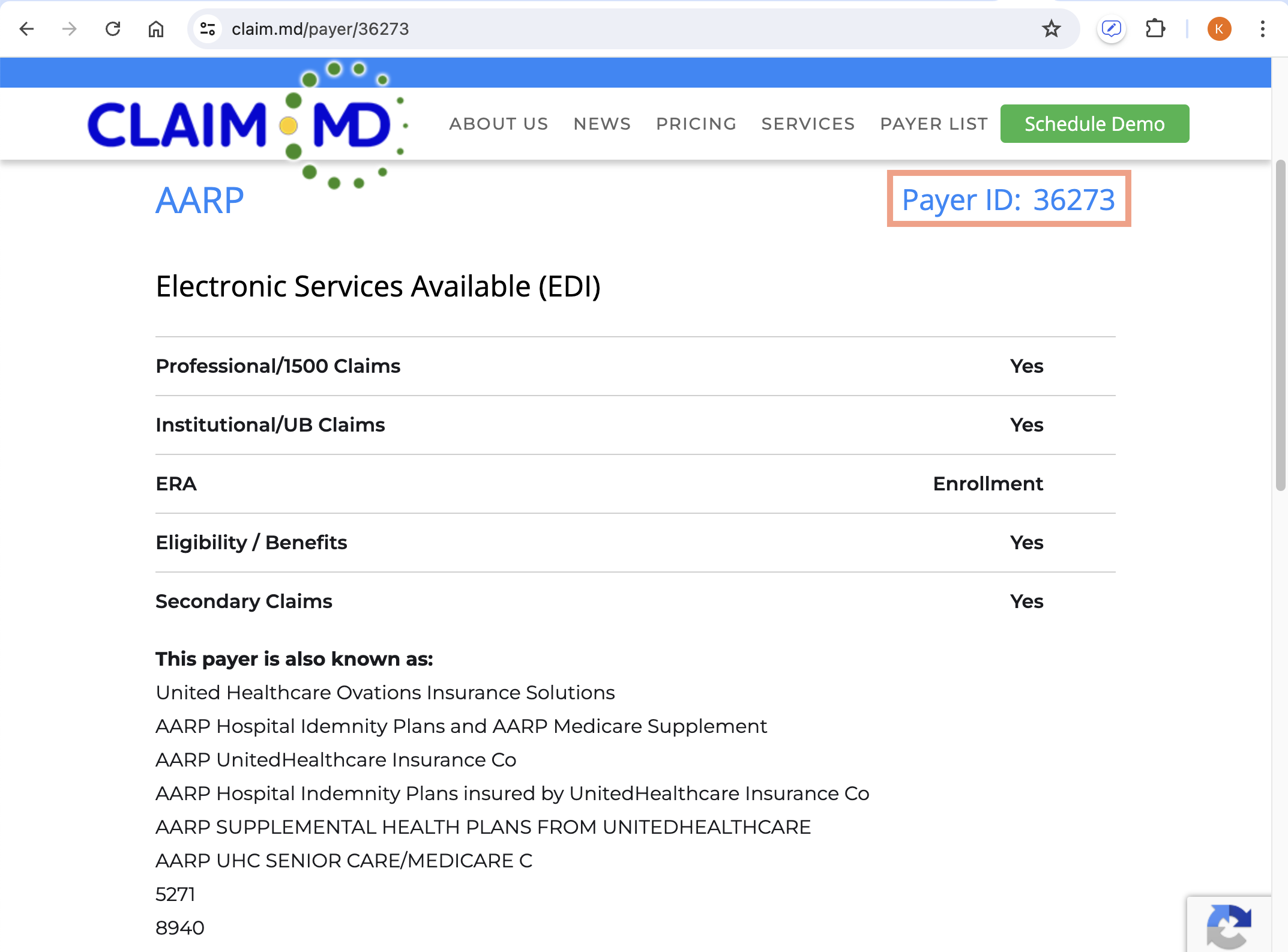 ClaimMD Payer ID Example.png