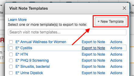 Visit Note Templates Guide - Elation Help Center