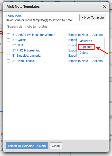 Visit Note Templates Guide - Elation Help Center