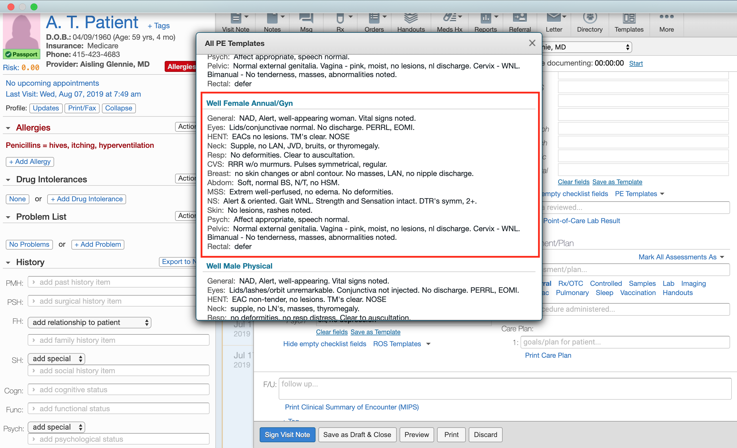 Visit Note Documentation Guide- Physical Exam (PE) & Review of Systems ...