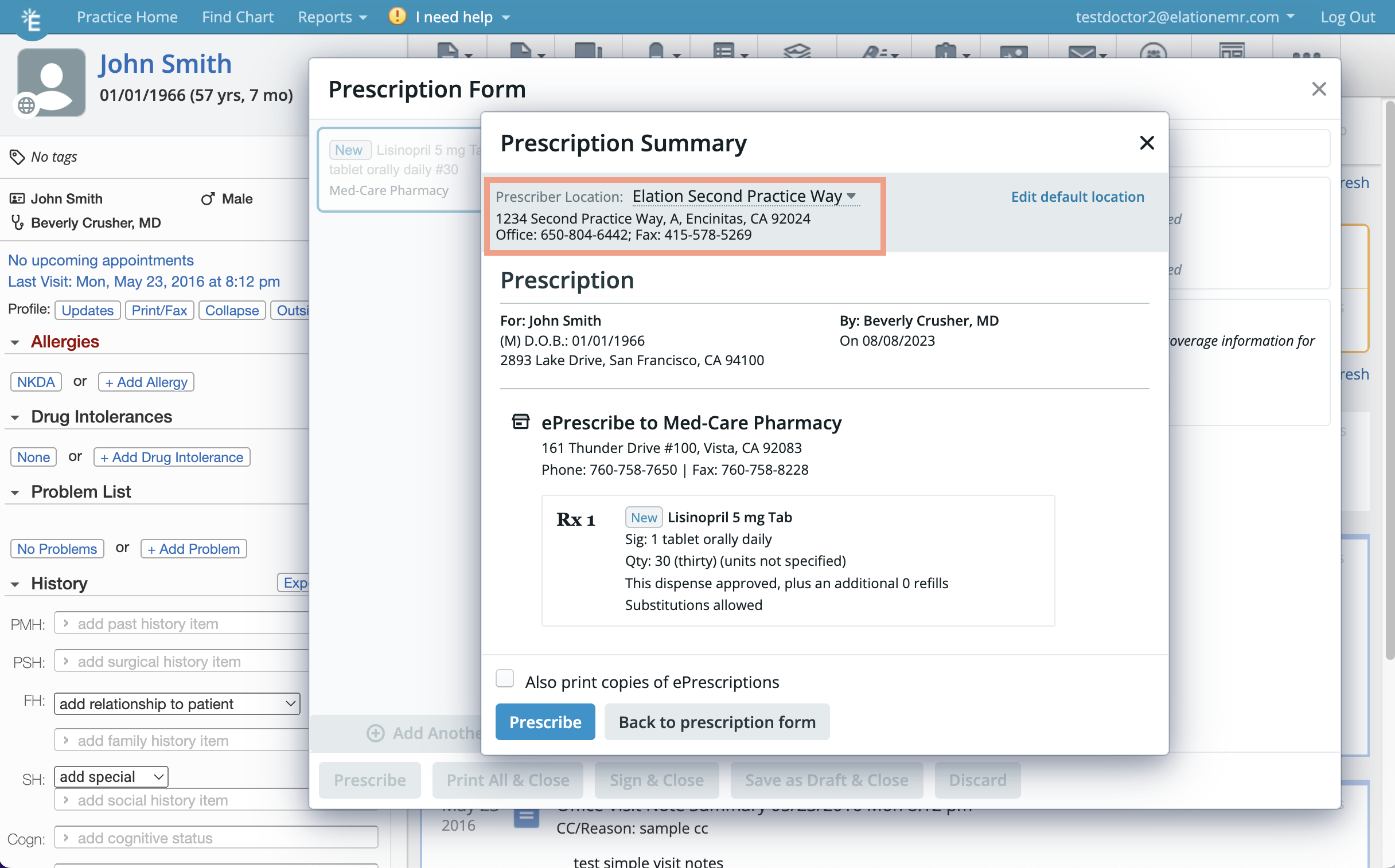 Prescription Form Guide - ePrescribing and ordering medications ...