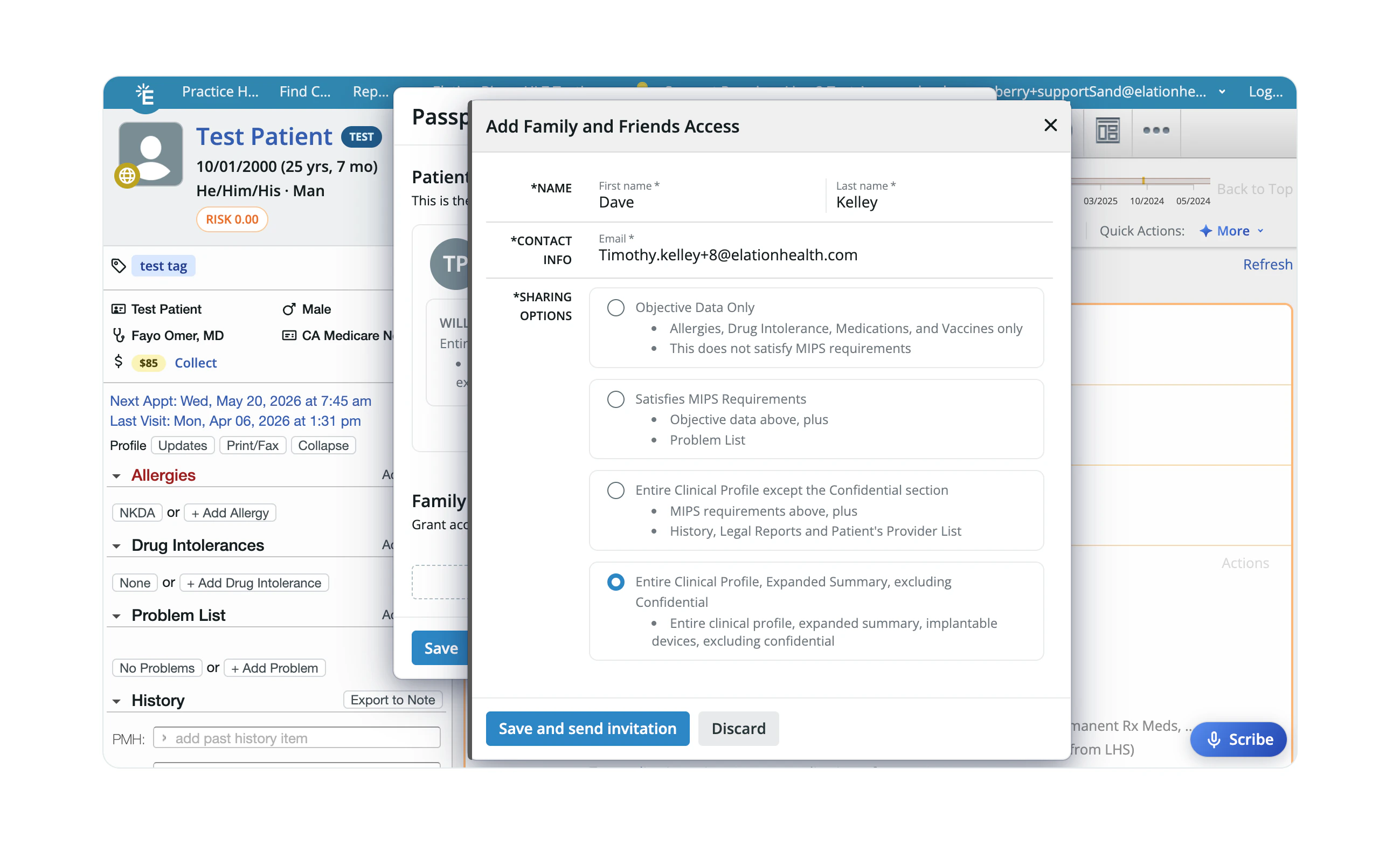 Proxy Modal