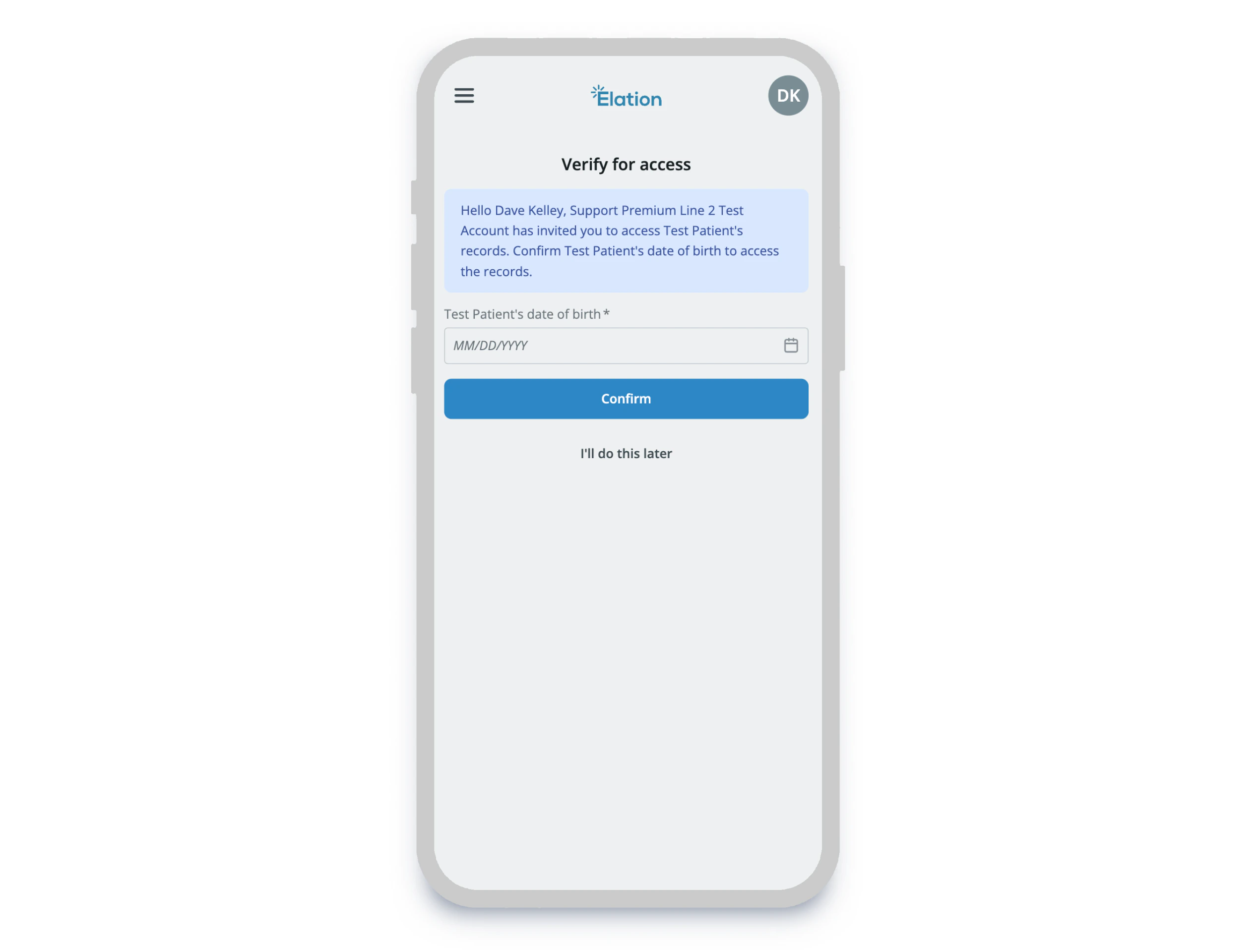 Verify DOB Proxy