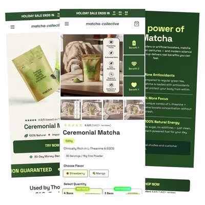 Matcha Collective demo