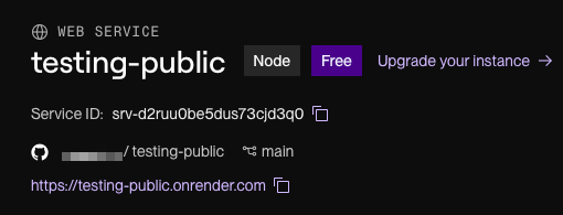 Render production URL ready