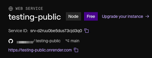 Render production URL ready