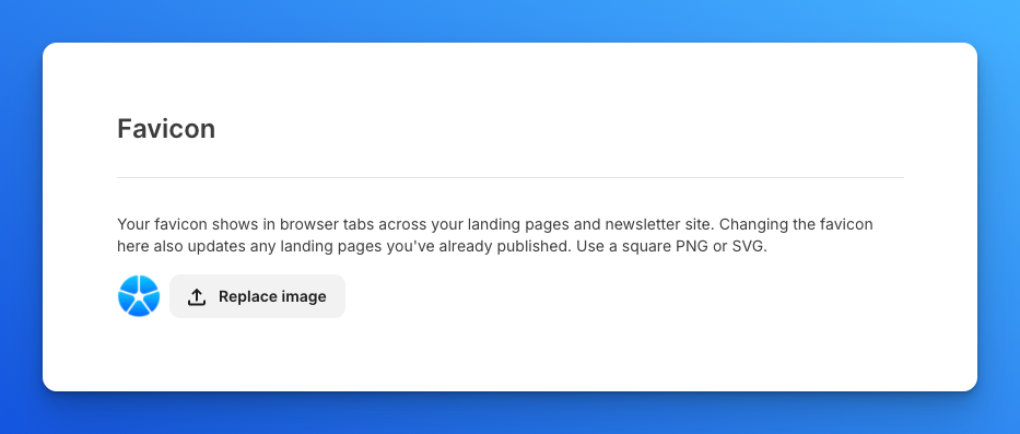 Add Favicon
