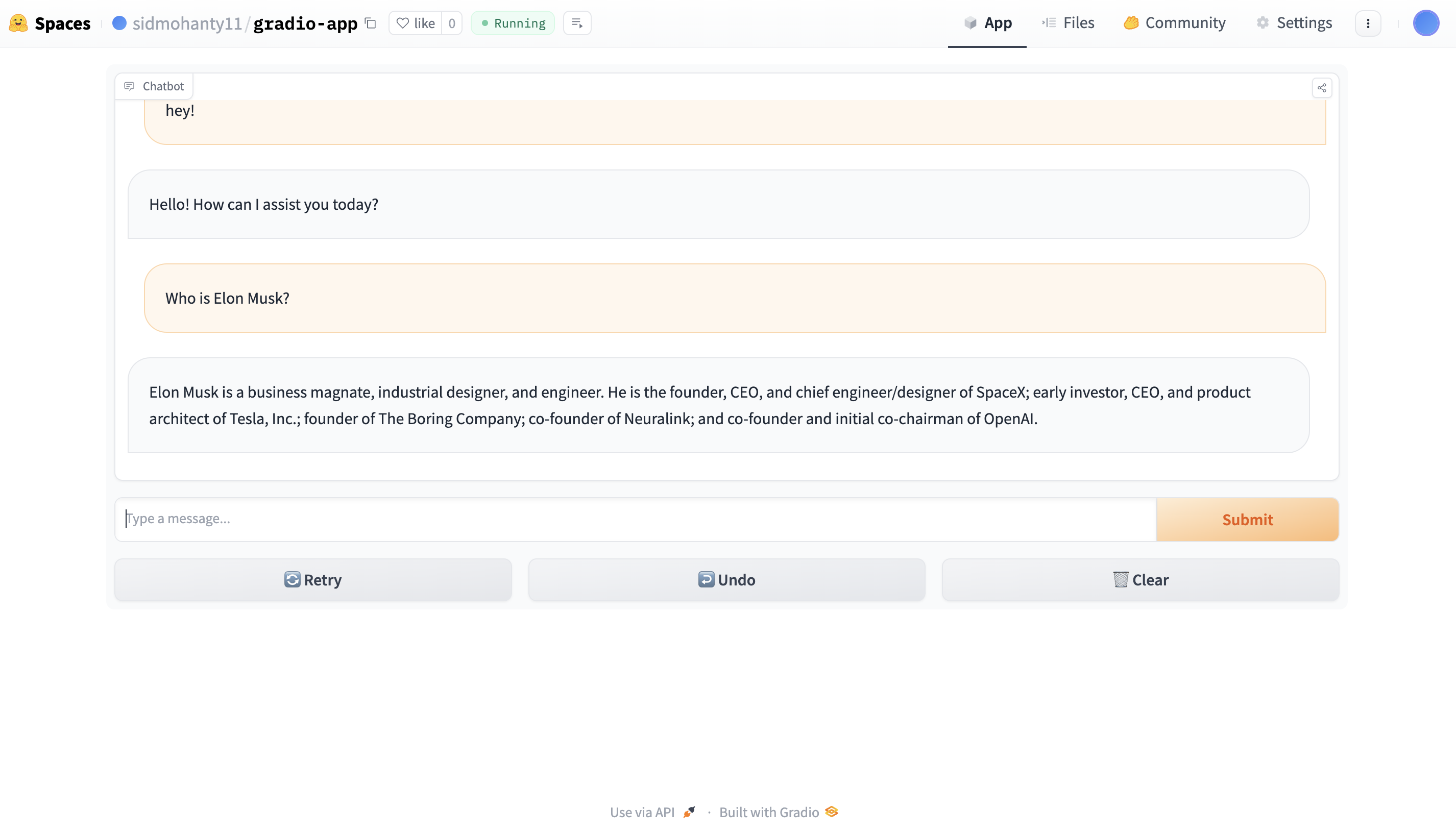 Gradio.app - Embedchain
