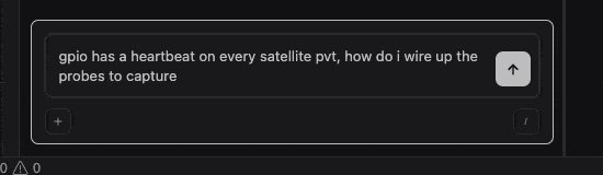 User asking Embedder how to wire the Siglent scope, agent walks through the channel and ground clip
