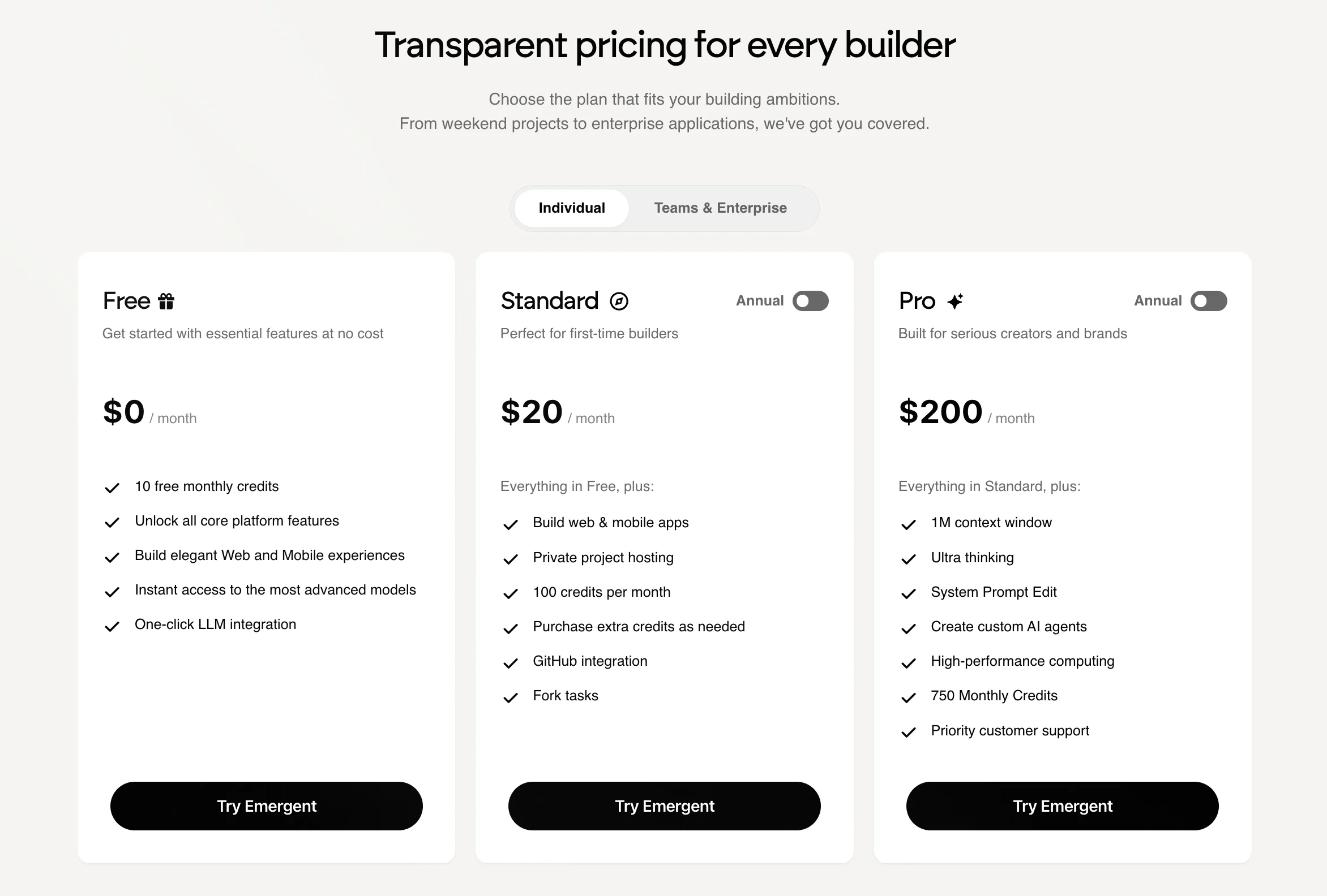 Plansand Pricing Pn