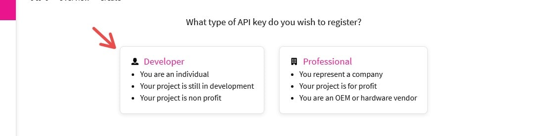 The Movie Database(TMDB) API plans