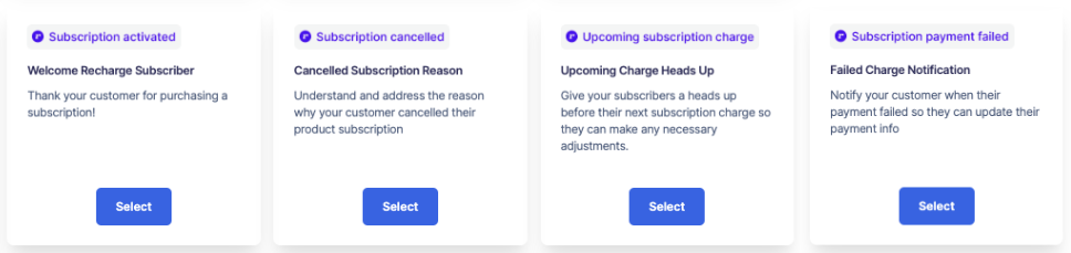 start from a template