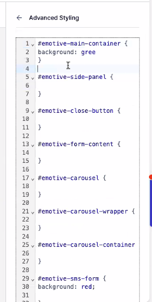 Find advanced styling
