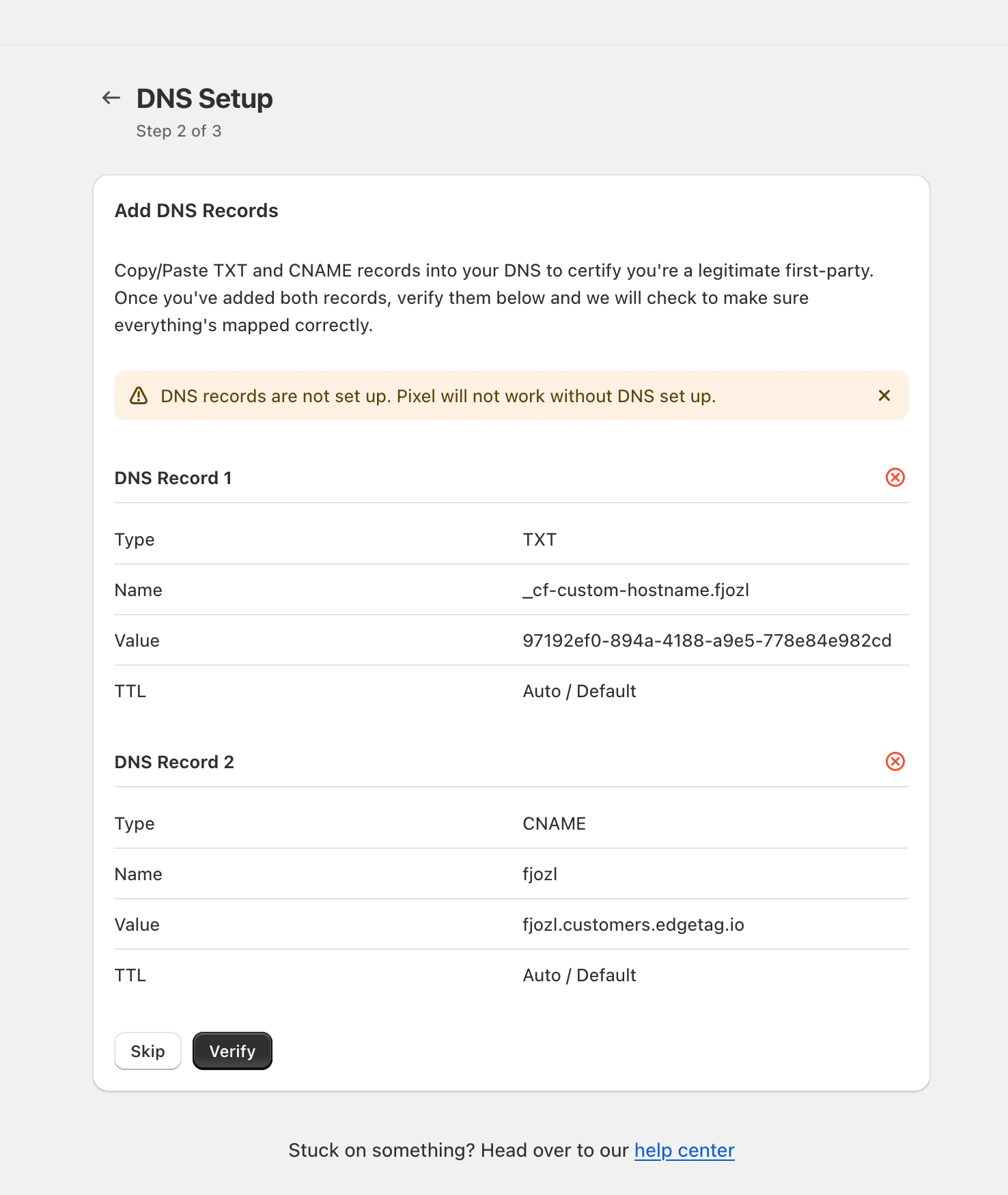 Install CartAI DNS