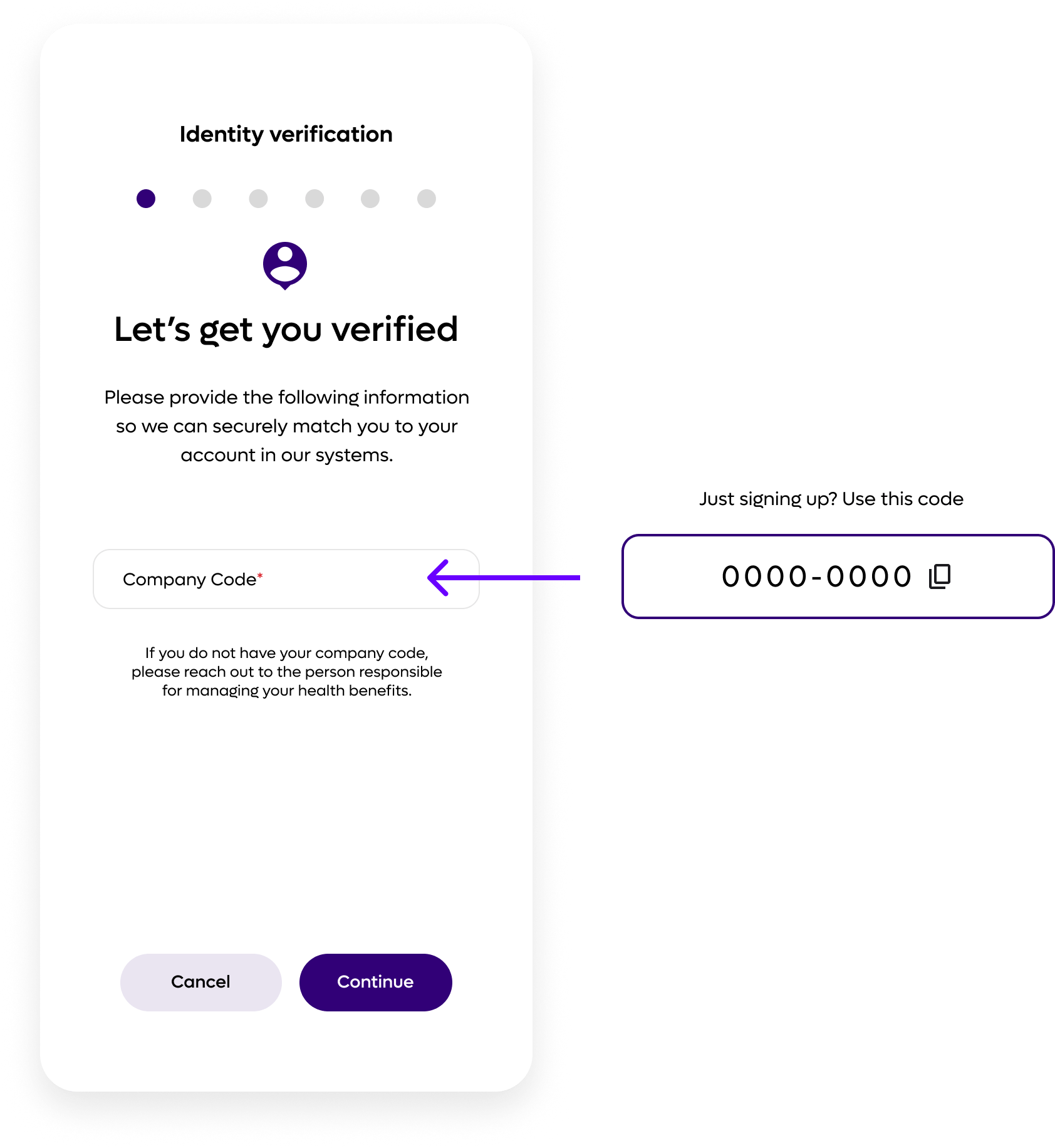 Sign Up Code Pn