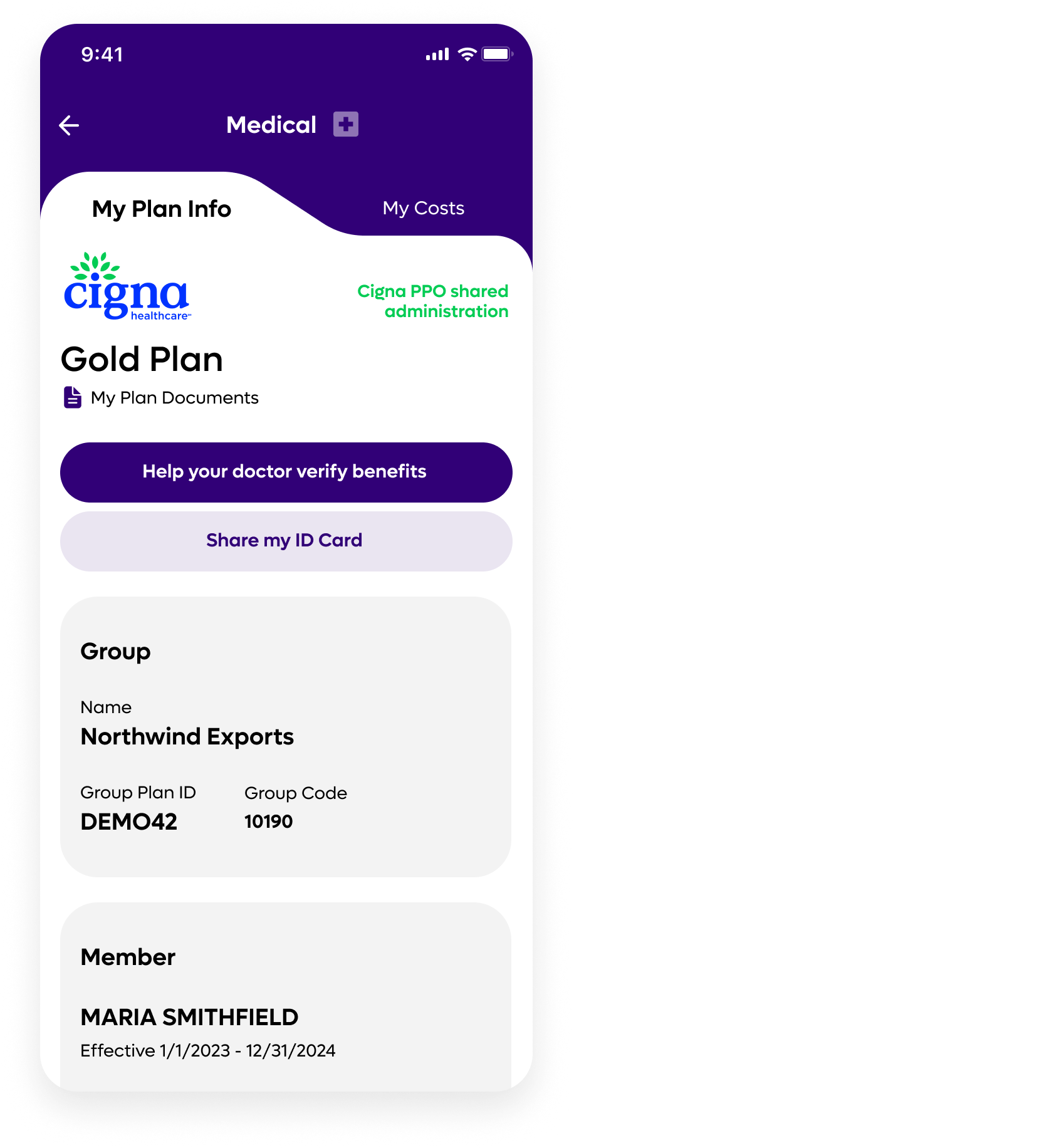 Benefits Info Tab Pn