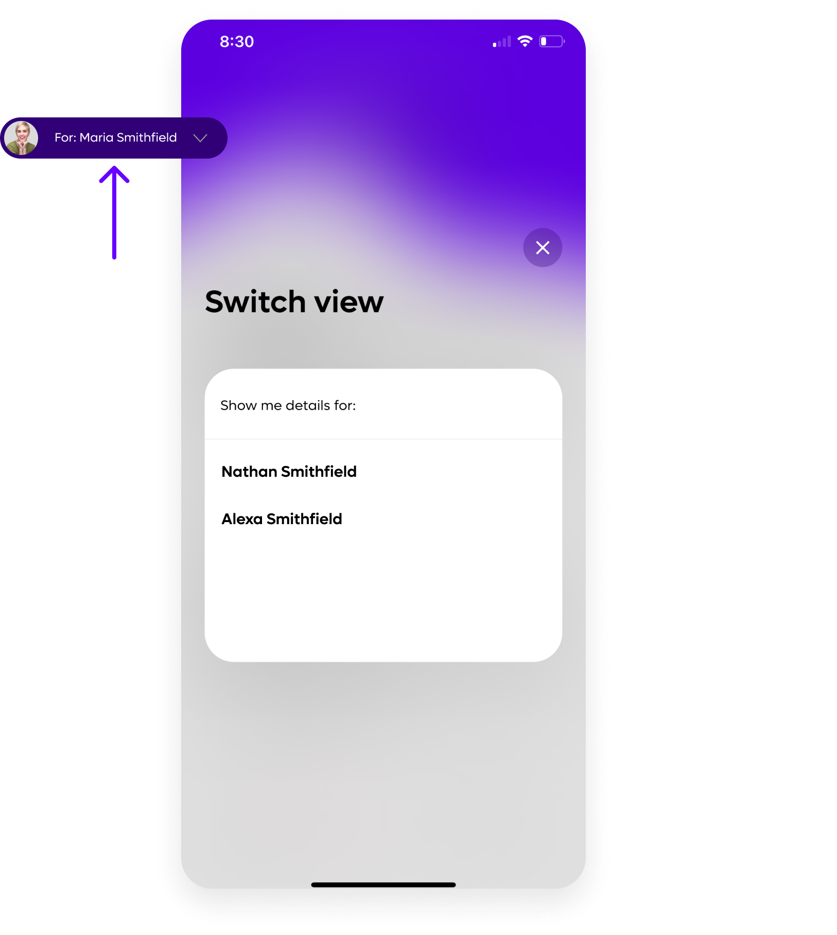 Claims Switch View Pn