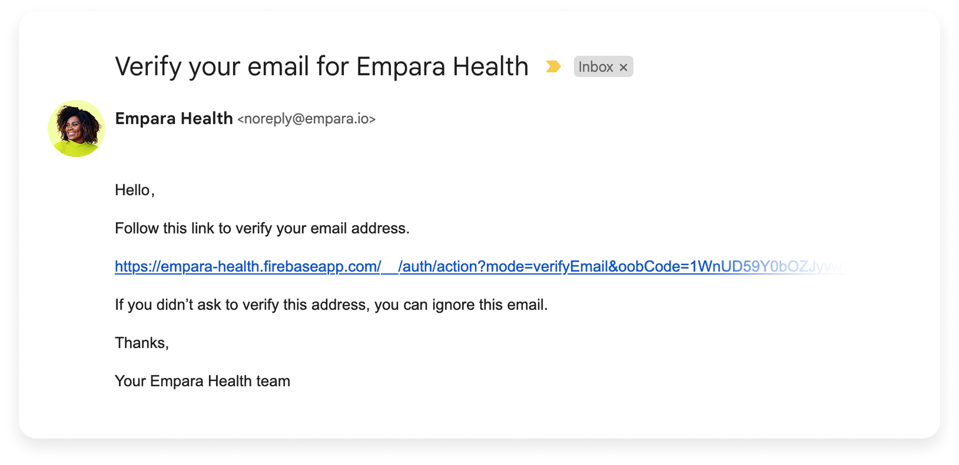 Verify Email Pn