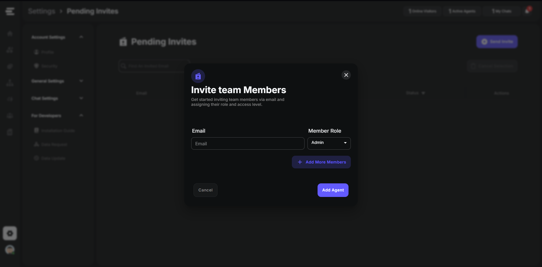Invite Temmate Pn
