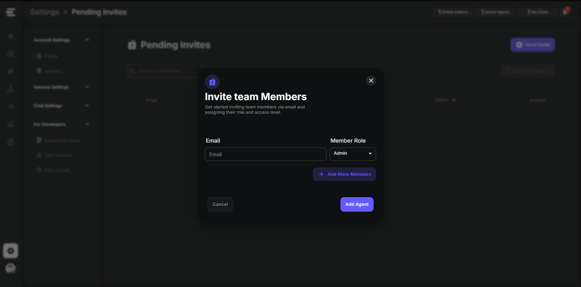 Invite Temmate Pn