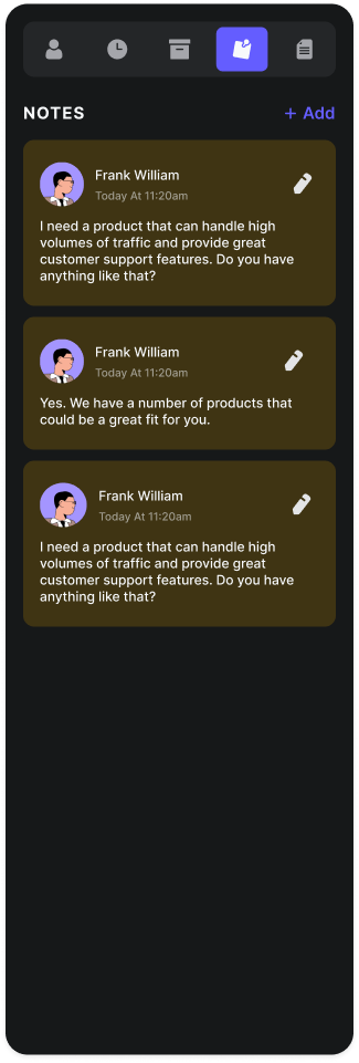 Messages Right Panel 4 Pn
