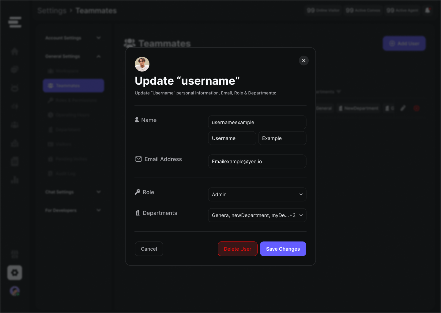 User Update Pn